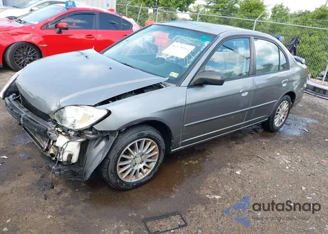 2005 Honda Civic Lx z USA, uszkodzony, nr VIN 2HGES16545H633159